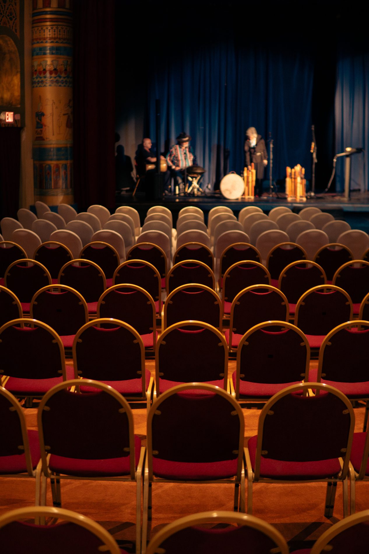 Historic auditorium, seating and proscenium arch